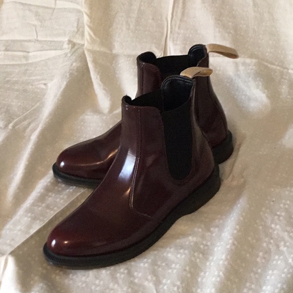 dr martens 2976 vegan cherry red